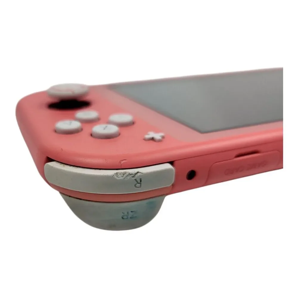 Nintendo Switch Lite Coral Pink Console With Case Handheld System HDH-001 Tested